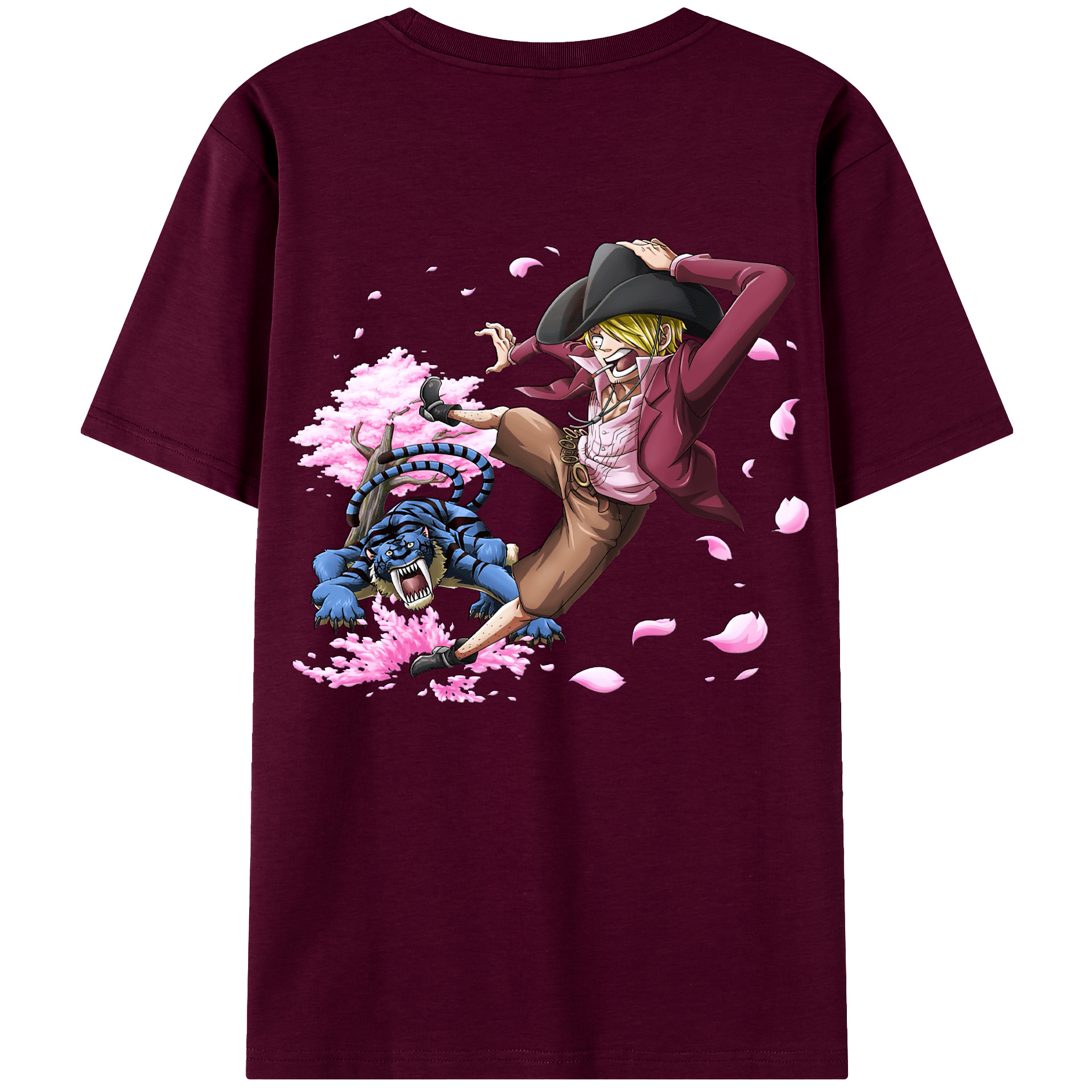 （画像用） ワンピース サンジ ONE PIECE Sanji レディース半袖Tシャツ(バックプリント)